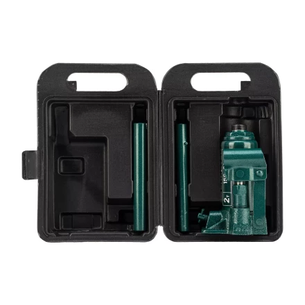 Домкрат гидравлический бутылочный Сибртех 50812, 2 т, 150-280 мм, в пласт. кейсе купить в Тюмени