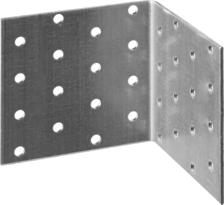 Крепежный угол ЗУБР &quot;МАСТЕР&quot; равносторонний, 80х80х80мм, 1шт 310206-080-080 купить в Тюмени