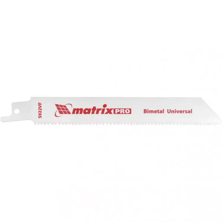 Полотна универсальные для сабельной пилы S922VF  125/1,8-2,5мм Bimetal 2 штуки PRO Matrix 782001 купить в Тюмени