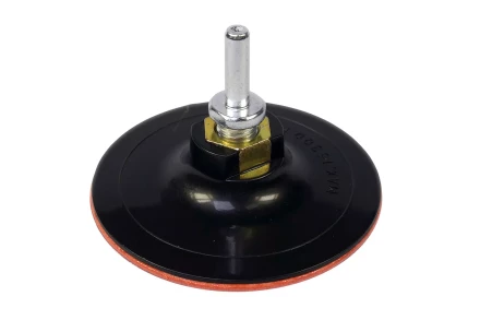 Тарелка опорная Ф100 мм М14 для алмазных шлифлистов липучая основа жесткая + адаптер Энкор 51540 купить в Тюмени