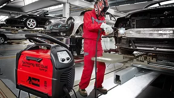 Сварочный полуавтомат TECHNOMIG 180 DUAL SYNERGIC  EURO Telwin купить в Тюмени