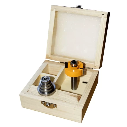 Набор фрез кромочных фальцевых 6 подшипников хвостовик 12 мм 46329 купить в Тюмени