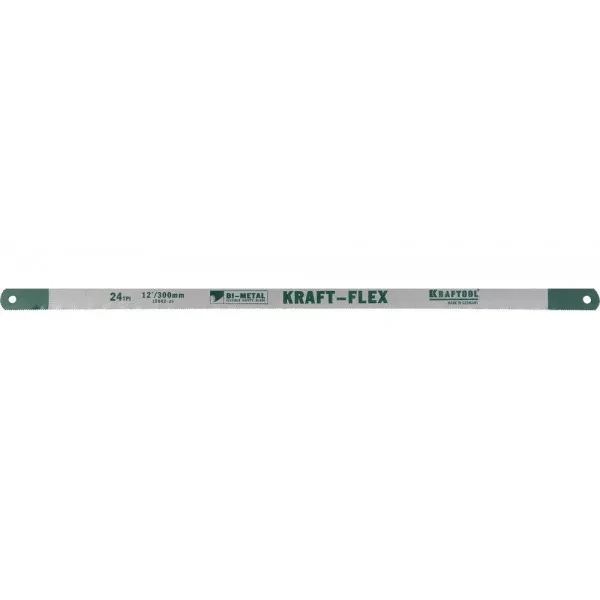 Полотно KRAFTOOL "KRAFT-FLEX" по металлу, Bi-Metal, 24TPI, 300 мм, 2 шт 15942-24-S2 купить в Тюмени