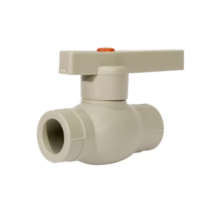 Кран шаровой PP-R 20мм серый (10/70) 44330 купить в Тюмени