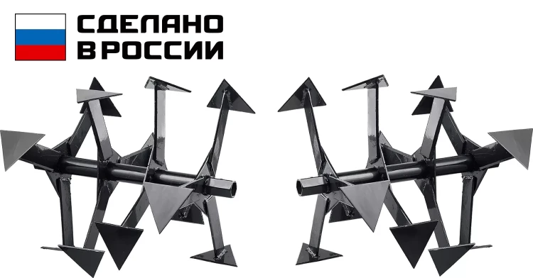 ЗУБР Ф-1, НЕХ 23, фрезы гусиные лапки для мотоблоков (707108-1) купить в Тюмени