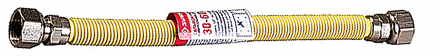Подводка-сильфон ЗУБР для газа, растяжная, нержавеющая сталь, г/г 1/2&quot; - 0,75-1,5м 51007-G/G-075-150 купить в Тюмени