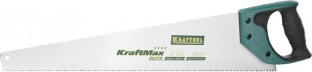 Ножовка для быстрого реза &quot;KraftMax-7&quot; 7 TPI, 500 мм, прямой крупный зуб, рез поперек волокон, для крупных и средних заготовок, KRAFTOOL 15224-55 купить в Тюмени