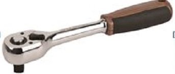 Ключ-трещотка  с обрезиненной ручкой 3/8&quot; 72зуба  Кратон 2 28 14 012 купить в Тюмени