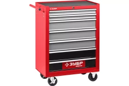 Тележка инструментальная ЗУБР "МАСТЕР", 7 ящиков, 680х330х880мм 38905-7