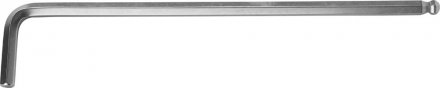 Ключ KRAFTOOL &quot;INDUSTRIE&quot; имбусовый, длинный c шариком, Cr-Mo, хромосатинированное покрытие, HEX 6 27437-6 купить в Тюмени