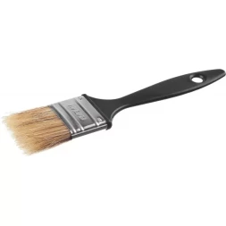 Кисть плоская СИБИН, пластиковая ручка, светлая щетина, 38мм 01008-038