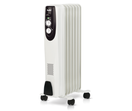 Маслянный радиатор обогреватель электрический BALLU Classic BOH/CL-07WRN 1500 купить в Тюмени