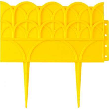 Бордюр декоративный GRINDA для цветников, 14х310см, желтый 422223-Y купить в Тюмени