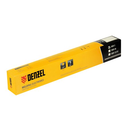 Электроды DER-3, диам. 4 мм, 5 кг, рутиловое покрытие// Denzel 97513 купить в Тюмени