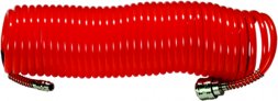Шланг спиральный воздушный 5 м 18 бар с быстросъемными соединениями  MATRIX 57002