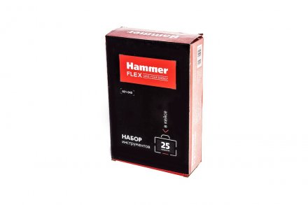 Набор инструментов HAMMER 601-040 25 предметов купить в Тюмени