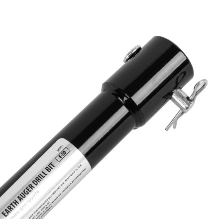 Шнек для грунта E-80, диаметр 80 мм, длина 800 мм,соединение 20 мм, несъемный нож Denzel 56021 купить в Тюмени